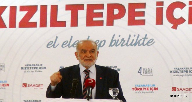 Saadet Partisi Genel Başkanı Karamollaoğlu Kızıltepe'de